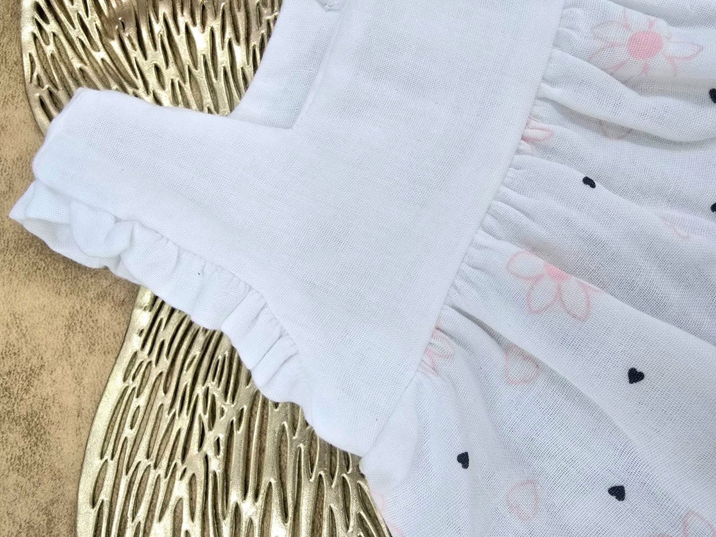 Conjunto bebé niña conejita margaritas (3 piezas)