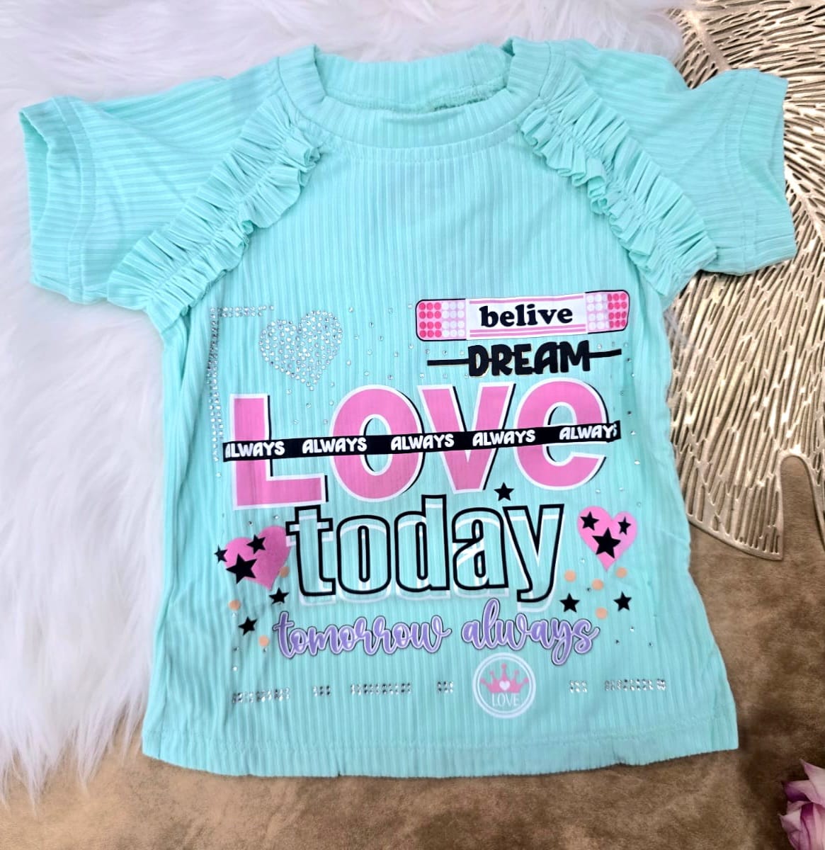 Blusa para niña "Love today"