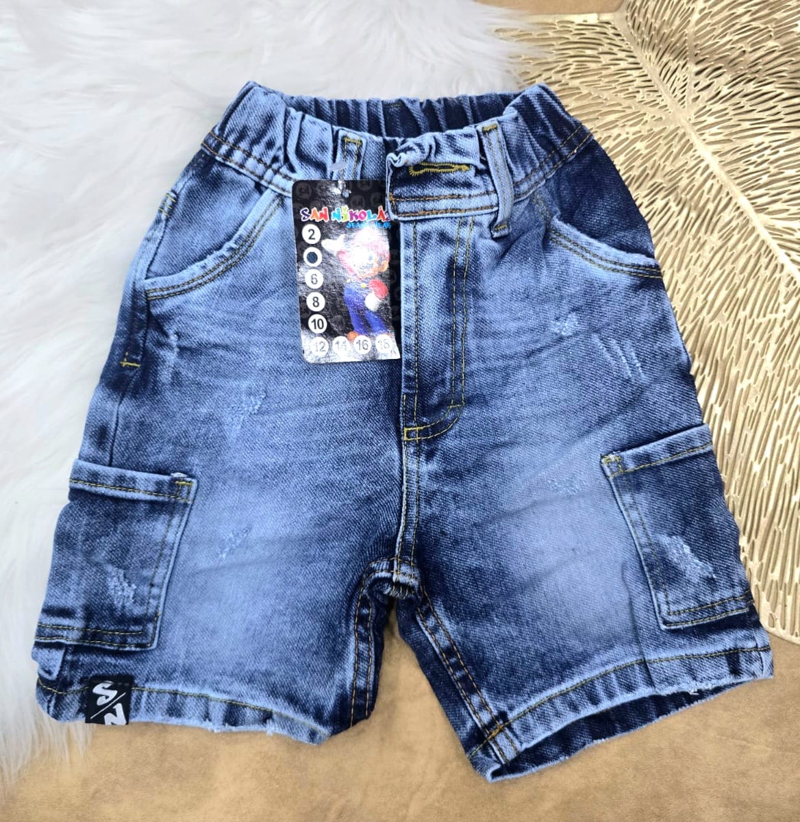 Bermuda para niño cargo oversize
