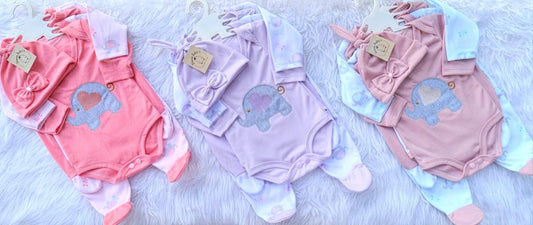 Ajuar bebé niña (5 piezas)