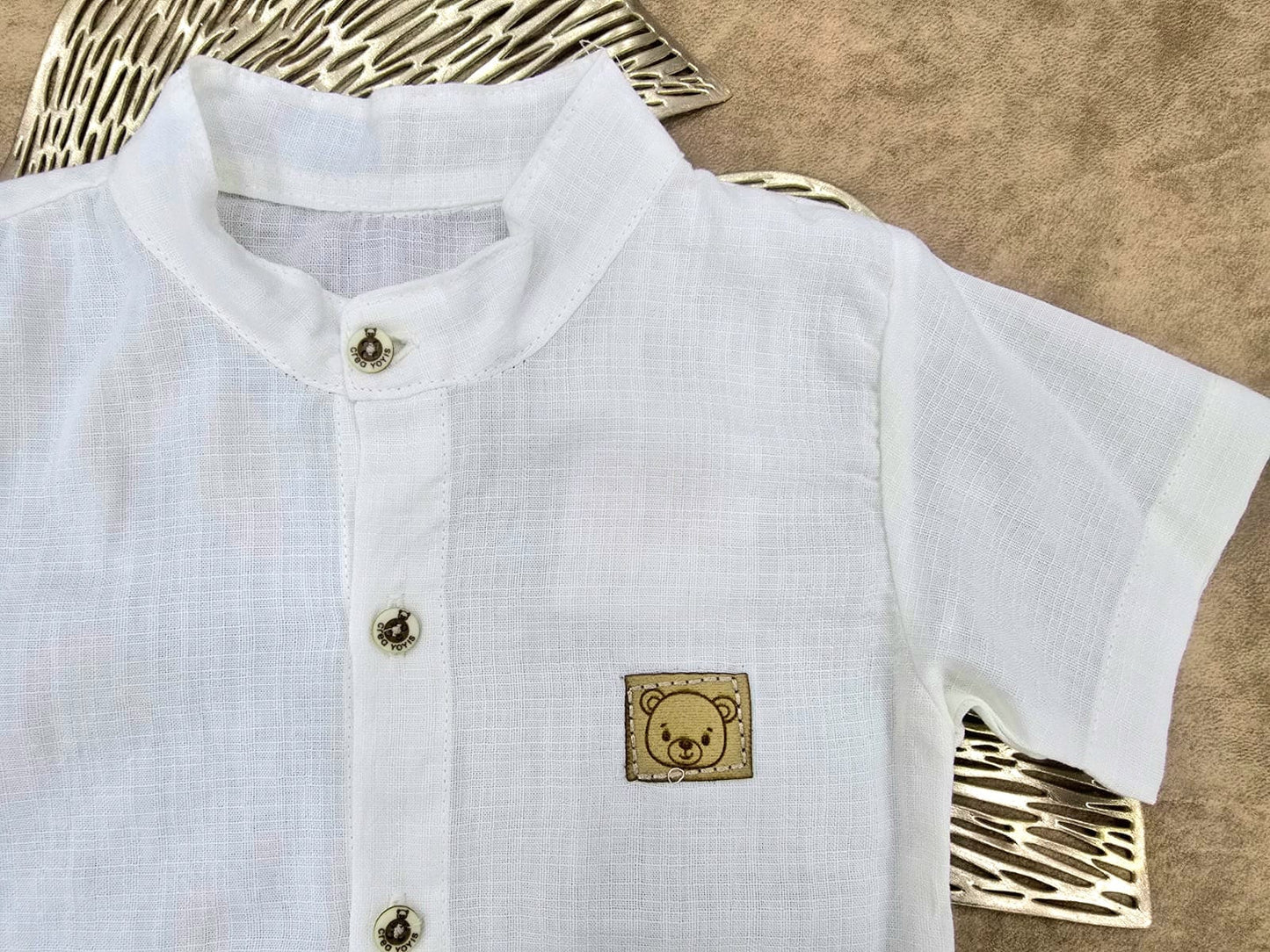 Conjunto bebé niño camisa (2 piezas)