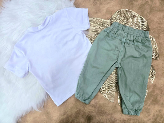 Conjunto bebé niño jogger ositos (2 piezas)
