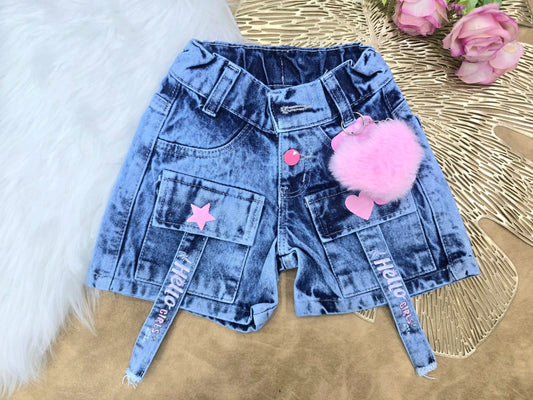 Short para niña tipo cargo