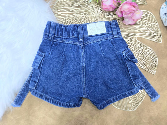 Short para niña tipo cargo