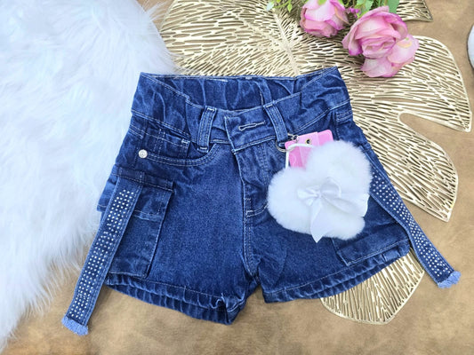 Short para niña tipo cargo