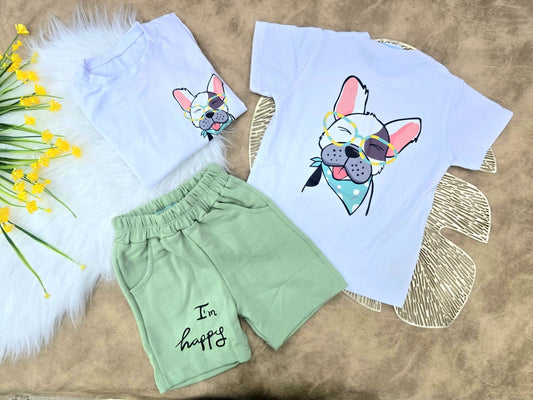 Conjunto bebé niño short