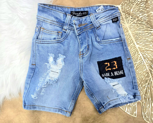 Bermuda para niño en jean