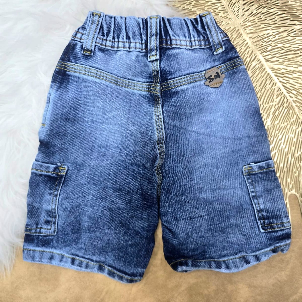Bermuda para niño cargo oversize