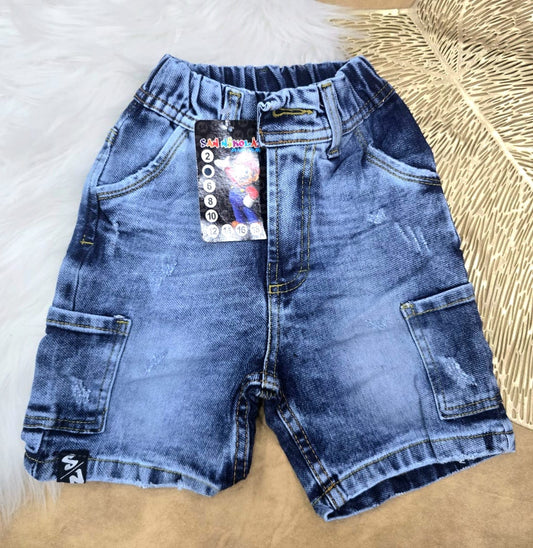 Bermuda para niño cargo oversize