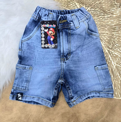Bermuda para niño cargo oversize