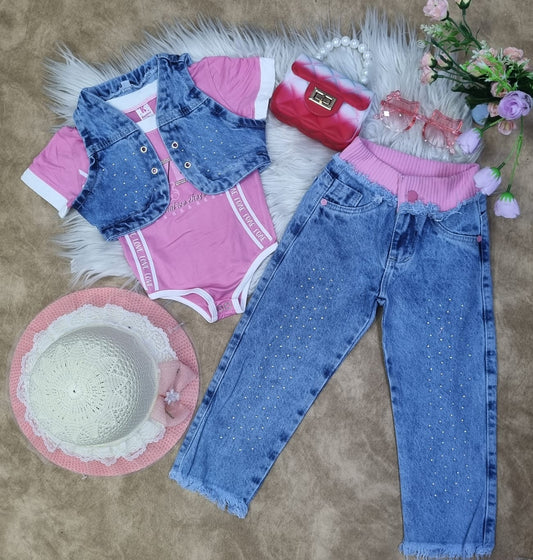 Conjunto para niña Love & Denim