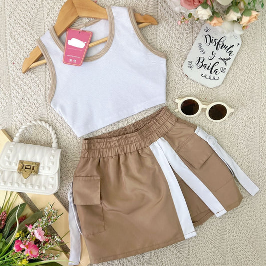 Conjunto para niña Sporty Chic 2 piezas