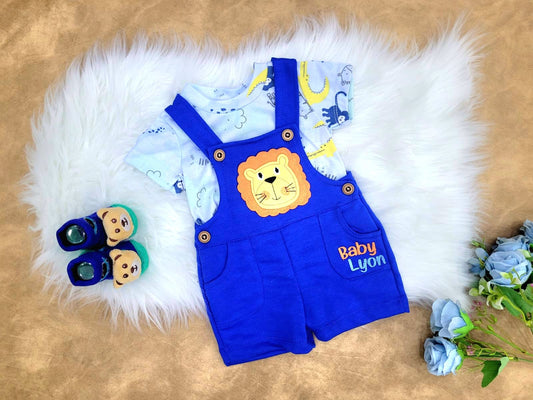 Conjunto bebé niño overol baby lion (2 piezas)
