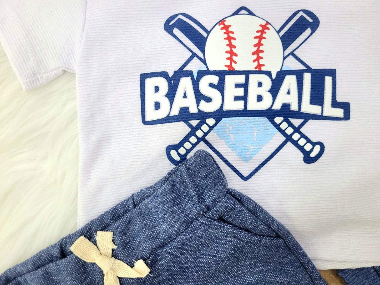 Conjunto bebé niño deportivo baseball (3 piezas)